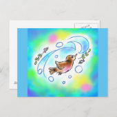 カワガラスちゃんポストカード ポストカード POSTKARTE (Vorne/Hinten)