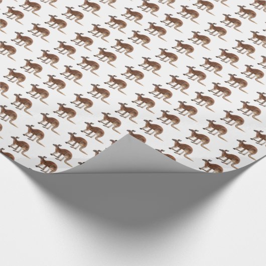 カンガルー 2 GESCHENKPAPIER (Ecke)