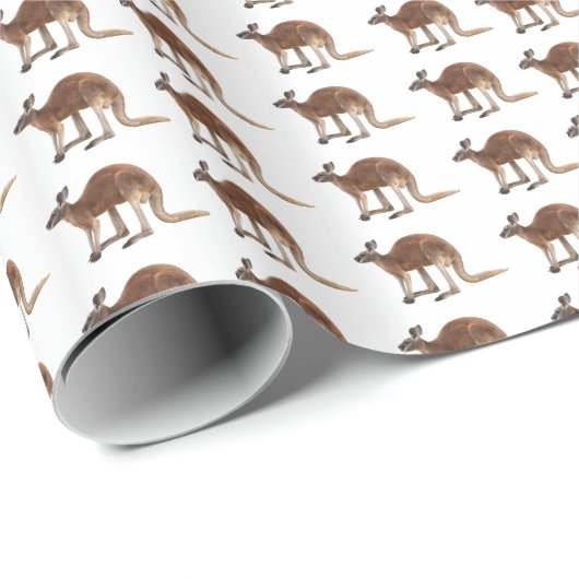 カンガルー 2 GESCHENKPAPIER (Rolleneckpunkt)