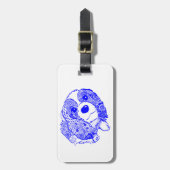 キャバリア ・ キング ・ チャールズ ・ スパニエル unbekümmerter König Gepäckanhänger (Vorderseite vertikal)