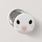 クジャクバト-Fantail pigeon Button (Vorne & Hinten)