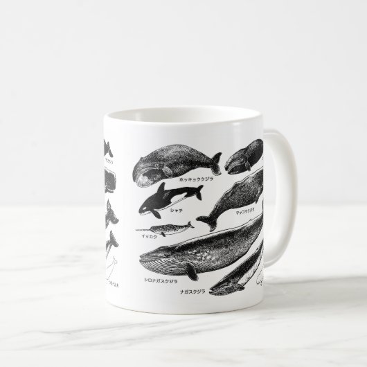 クジラの仲間 KAFFEETASSE (VorderseiteRechts)