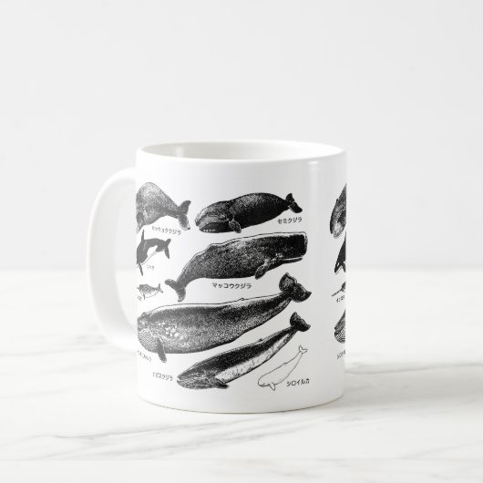 クジラの仲間 KAFFEETASSE (Vorderseite Links)