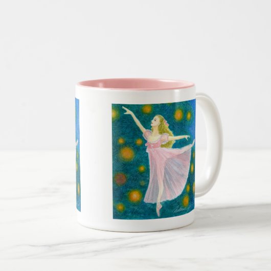 クララ バレエマグカップ ZWEIFARBIGE TASSE (VorderseiteRechts)