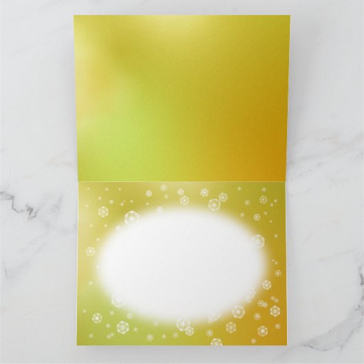 クリスマスカード  (窓辺のキャンドル) KARTE (Innenseite)