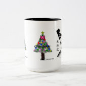 クリスマスツリー あらゆる生命たちへ感謝をささげます。 ZWEIFARBIGE TASSE (Mittel)