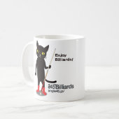 クロネコビリヤード KAFFEETASSE (Vorderseite Links)