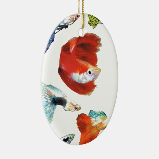 グッピー・グッズ KERAMIKORNAMENT (Rechts)