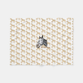 ケイメイ牧場 グラマーちゃん シルエット&顔出し FLEECEDECKE