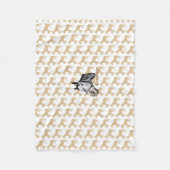 ケイメイ牧場　グラマーちゃん シルエット＆顔出し FLEECEDECKE (Vorderseite)