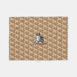 ケイメイ牧場 グラマーちゃん シルエット&顔出し FLEECEDECKE