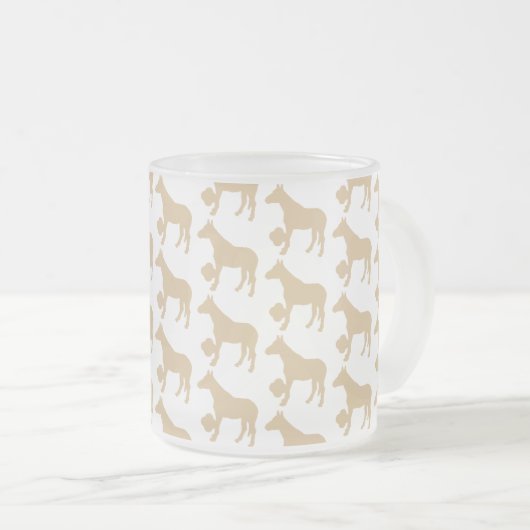 ケイメイ牧場 グラマーちゃん シルエット MATTGLASTASSE (VorderseiteRechts)