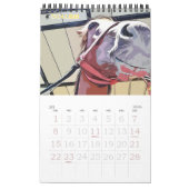 ケイメイ牧場　サラブレッドの引退馬　２頭のイラスト KALENDER (Feb 2026)