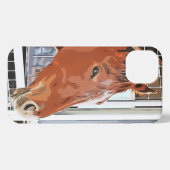 ケイメイ牧場 トントントントロちゃん 「優しいまなざし」「kind eyes」 iPhone hülle (Rückseite (Horizontal))