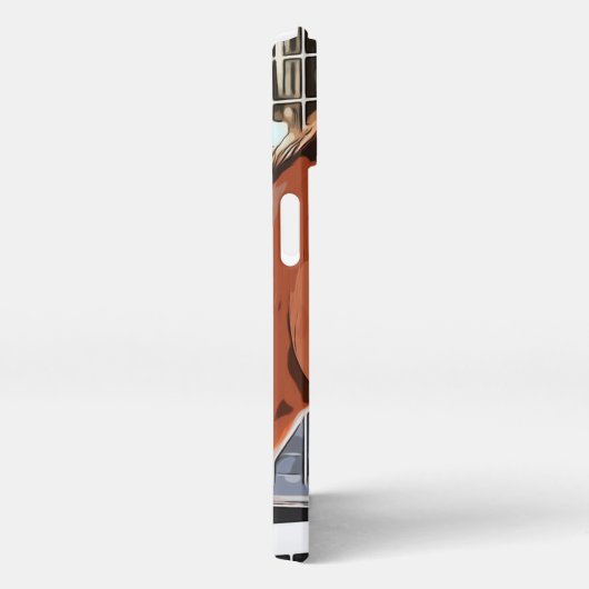 ケイメイ牧場　トントントントロちゃん　「優しいまなざし」「kind eyes」 iPhone hülle (Rechte Seite)