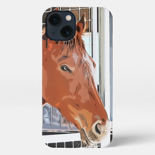 ケイメイ牧場 トントントントロちゃん 「優しいまなざし」「kind eyes」 iPhone hülle (Rückseite)