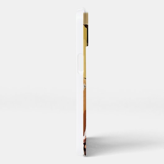 ケイメイ牧場　トントントントロちゃん「陽だまりの優しい影」 iPhone HÜLLE (Rechte Seite)