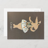 コ ロ ビ ポ ス ヌ ト ド. POSTKARTE (Vorne/Hinten)