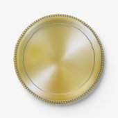 ゴールドペーパープレート ペーパープレート PAPPTELLER (Vorderseite)