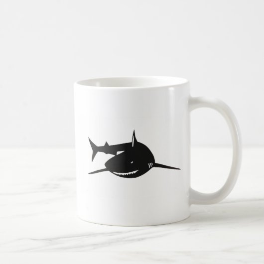 サメ　鮫　切り絵　グッズ KAFFEETASSE (Rechts)