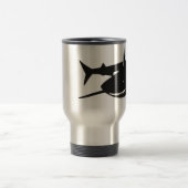 サメ　鮫　切り絵　グッズ REISEBECHER (Mittel)