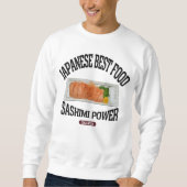 サーモンの刺身(ビンテージ風) SWEATSHIRT (Vorderseite)