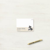 シェットランドシープドックのワンポイント3 ポストイット POST-IT KLEBEZETTEL (Auf Schreibtisch)