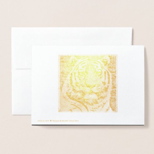 シベリアン・タイガー FOLIENKARTE (Rückseite mit Umschlag)