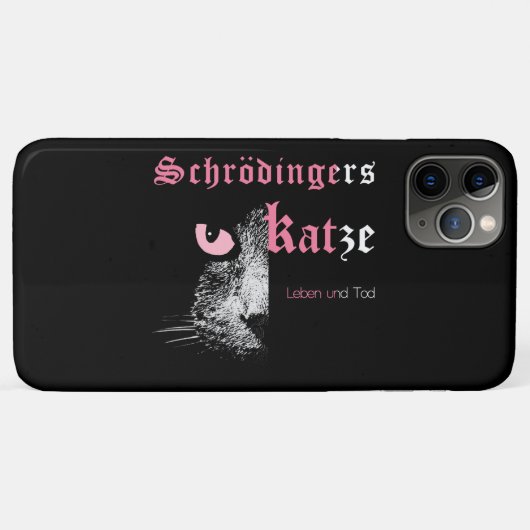 シュレ猫カラー桃  Case-Mate iPhone HÜLLE (Rückseite (Horizontal))