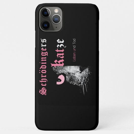 シュレ猫カラー桃 Case-Mate iPhone HÜLLE (Rückseite)