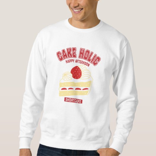 ショートケーキ(カレッジ風イラスト) SWEATSHIRT (Vorderseite)