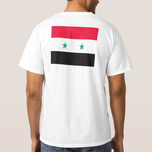 シリアの旗 T-Shirt (Rückseite)