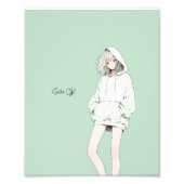 【シンプルイラスト】寿司娘ポスター Poster GenerativeAI (Vorne)