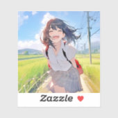 シール Seal｜帰宅JK 寿司娘 GenerativeAI Aufkleber (Blatt)