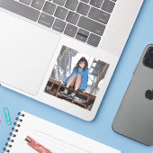 シール Seal|放課後JK02 寿司娘 GenerativeAI Aufkleber (Laptop mit iPhone)