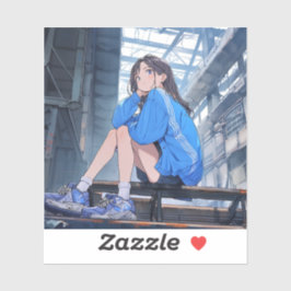 シール Seal|放課後JK 寿司娘 GenerativeAI Aufkleber