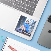 シール Seal｜放課後JK 寿司娘 GenerativeAI Aufkleber (Laptop mit iPhone)