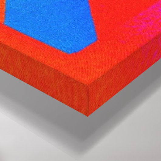 ジオメトリ脳汁とトラぺゾイド幻視 LEINWANDDRUCK (Ecke(Unten))