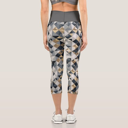 ジオメトリックパターンプリントレギンス CAPRI LEGGINGS (Rückseite)
