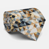 ジオメトリックプリント柄ネクタイ KRAWATTE (Gerollt)