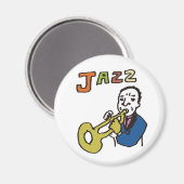 ジャズ親父 MAGNET (Vorderseite/Rückseite)