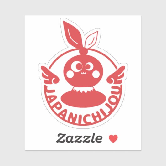 ジャパ日常 JapaNichijou ロゴ ステッカー Logo Sticker 背景透過 (Blatt)