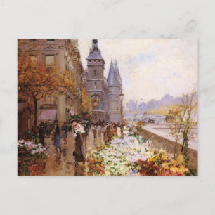 セ ヌ 川 沿 い の 花 屋 POSTKARTE