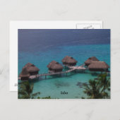 タ ヒ チ POSTKARTE (Vorne/Hinten)