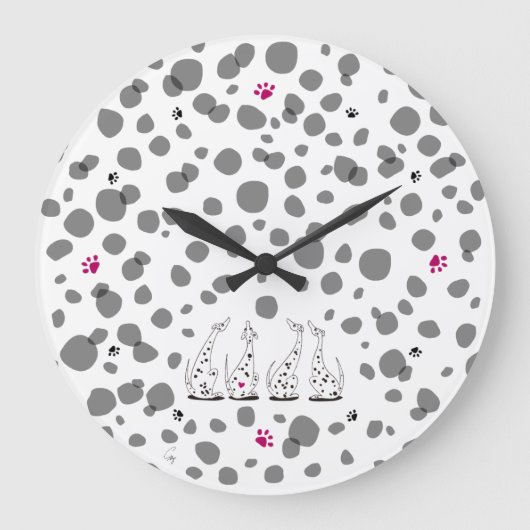 ダルメシアンの気持ち。 GROßE WANDUHR (Vorderseite)