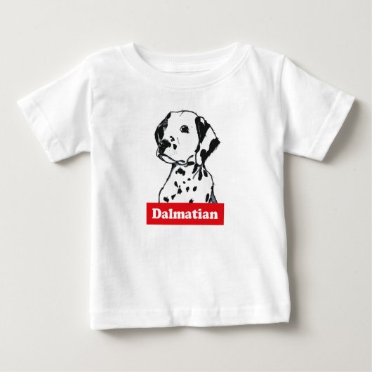 ダルメシアンキッズTシャツ BABY T-SHIRT (Vorderseite)