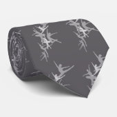 ダンスカスケードネクタイ(チャーコール) KRAWATTE (Gerollt)
