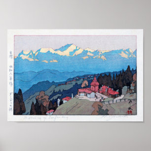 ダ リ Darjeeling, Morning, Hiroshi Yoshida, 朝, Poster