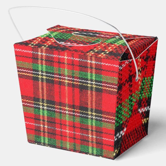 チェック柄がかわいいジャックラッセルテリアの子犬たちとクリスマス♡  GESCHENKSCHACHTEL (Rückseite)