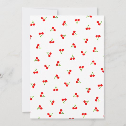 チェリー(ホワイト) EINLADUNG (Vorderseite)